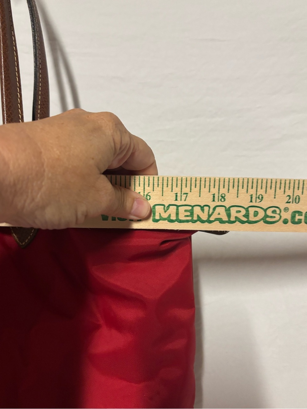 Longchamp LePliage Large Red Tote - Picture 14 of 15